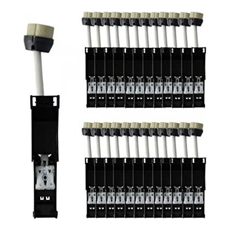 Lot de 25 Douilles GU10 cEramique avec connecteur AUTOMATIQUE (1/4)