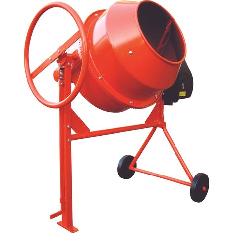 Betonmischer 130 l mit Gusseisenkranz und geschlossenem Motor