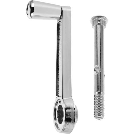 Poignée de Parasol d'extérieur Manivelle de Rechange pour Parapluie Argent Métal 1 Set Installation Pratique et compatibilité Universelle pour Jardin (1/5)