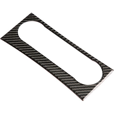 Cache de garniture de climatisation de console centrale en fibre de carbone pour Mercedes-Benz W204 (2005-2012) (1/5)