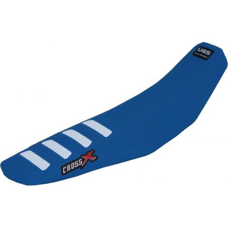 HOUSSE DE SELLE compatible avec les motos des marques HUSQVARNA FC-TC - FE-TE - UGS COLOR WAVE BLUE-WHITE