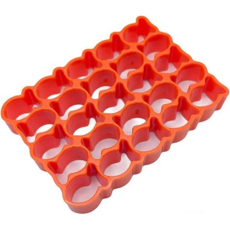 Emporte-pièces en forme de poisson rouge, 25 mini emporte-pièces pour biscuits, emporte-pièces en plastique pour crackers, petites friandises B (1/5)