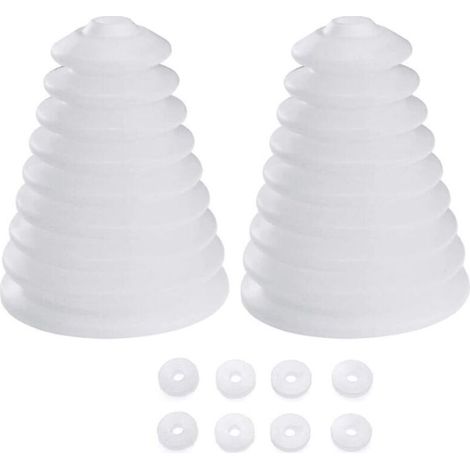 Couvercle Anti Poussière pour Outil électrique 2 PCS Drill Dust Collector Rubber Dust Cover Forage Collecteur de Poussière Accessoire pour Antipoussière Perceuse Electric Drill Power Tool 8Accessorie (1/5)