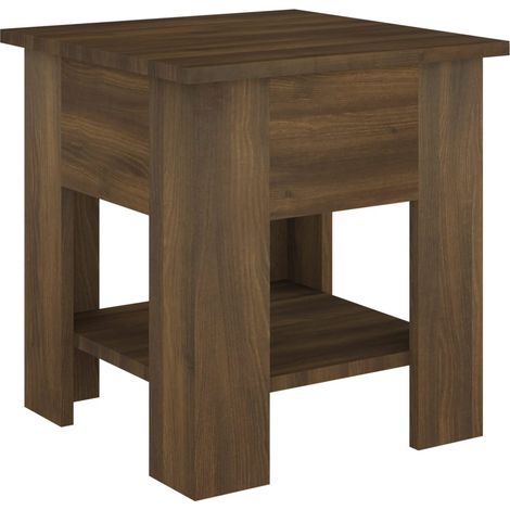 Maison Exclusive - Couchtisch Braun Eichen-Optik 40x40x42 cm Holz