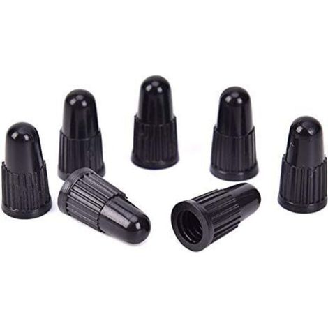 20 pièces/ensemble valve de pneu de vélo couvercle en plastique professionnel valve anti-fuite couvercle de valve de pneu de vélo noir (1/5)