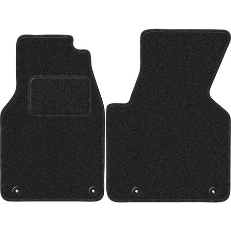 Alfombrillas de terciopelo para coche: Volkswagen Transporter T4 furgoneta de reparto (1993-2001) antracita (1/5)