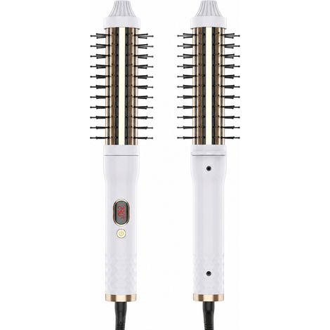Brosse coiffante numérique, modèle A, réglage de température unidirectionnel, pour lisser et boucler, prise US (1/5)