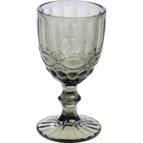 Amadeus - Boîte de 6 verres à pied gris (1/2)
