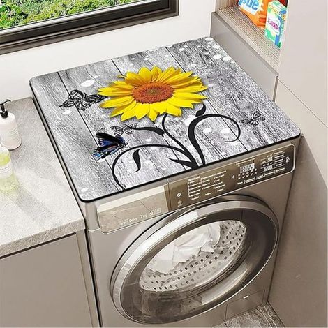 Tapis de machine à laver, protection antidérapante pour machines à laver, sèche-linge, salles de bains et caravanes, 40 x 50 cm, version 2 (1/5)