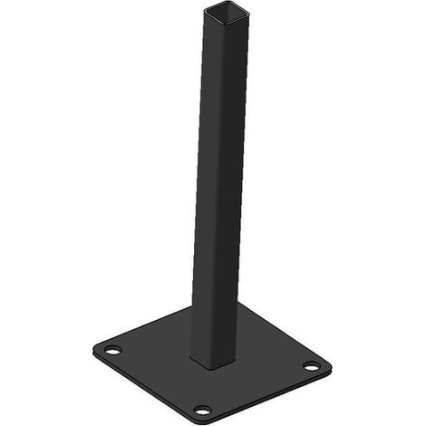 SANS MARQUE Support à visser Sup/x-0797 anthracite, l.10 x H.35 cm
