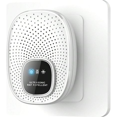 Répulsif à ultrasons pour souris et insectes, appareil anti-nuisibles haute performance, fonctionnement discret, idéal pour maison, bureau, garage et espaces intérieurs (1/3)