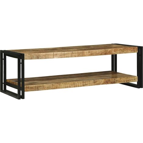 Table basse，Table d'appoint，Table de Salon Marron 120 x 50 x 38 cm bois de manguier massif CFW39713 (1/5)