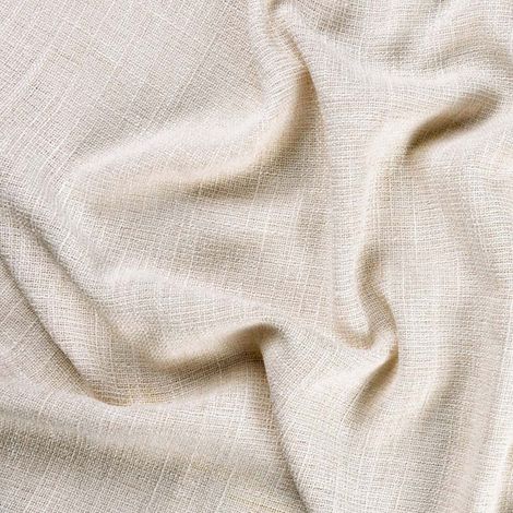 Tissu voile semi-opaque - Effet lin Ecru 300 cm