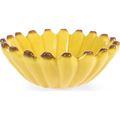 Centrotavola Banana 21x7 cm en grès