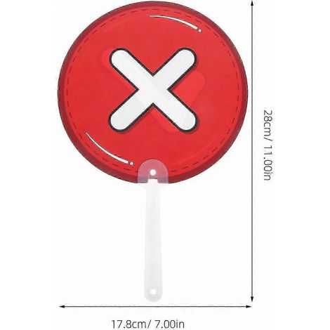 Lot de 10 pancartes de feedback pour élèves favorisant l'engagement en classe Panneaux de vote vrai/faux Outil pédagogique polyvalent pour un apprentissage interactif (1/4)