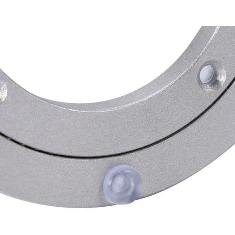 Plaque Pivotante - Aluminium - 4 Pouces - Résistante À La Corrosion - Pour Table Ronde - 1 Pièce (1/4)