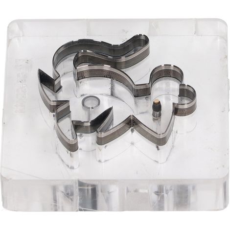 Poinçon de Découpe en Forme de Souris en Acier et Acrylique pour Artisanat DIY (1/5)