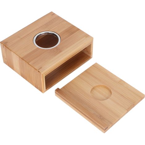 Chauffe-théères en Bambou pour Bureau et Maison, Support pour Théière et Accessoires à Thé (1/5)