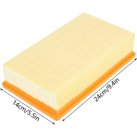 Élément filtrant de rechange pour aspirateur Karcher NT25/1 NT361 NE611 ECO (1/5)