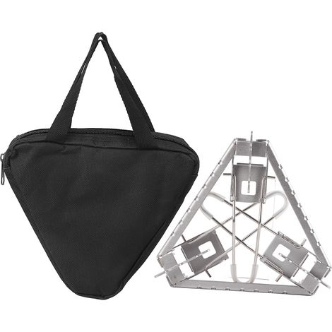 Support pliable pour réchaud à gaz, support pour cartouches de gaz, trépied pour barbecue à gaz, accessoire de camping pliable d'extérieur