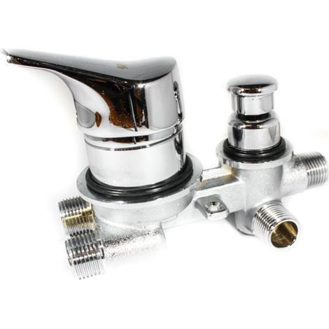 Miscelatore monocomando per bordo vasca e cabina doccia 3 vie Albatros 25300 (1/4)