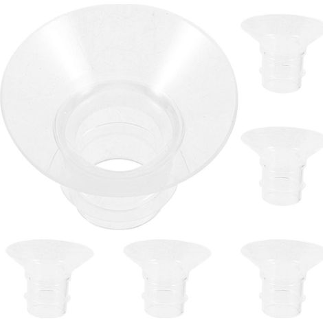 Lot de 5 embouts de téterelle pour tire-lait, embouts de téterelle portables, embouts de téterelle de rechange-4.60X3.40X3.40CM (1/4)