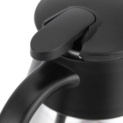 Tragbarer 2-Liter-Wasserkocher aus Edelstahl 304 mit Isolierung, ideal für Zuhause und Büro. Farbe: Edelstahl. Fassungsvermögen: 2 Liter. (1/5)