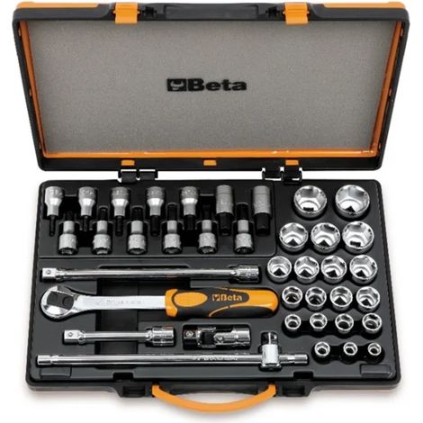 Clé à douille et jeu d'accessoires 1/2 beta 920a/c33 - 38