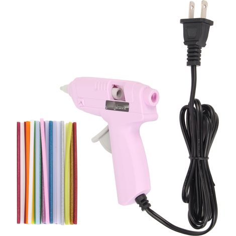 Pistolet à colle chaude 20W préchauffage rapide séchage express outil fusion portable sticks artisanat 110V-240V prise US (1/5)