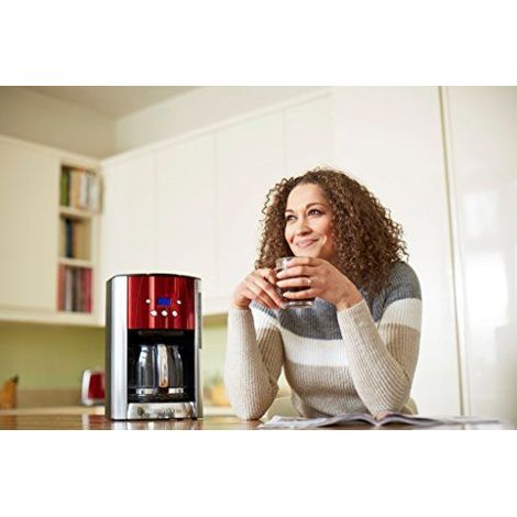 Russell Hobbs Kaffeemaschine Luna Solar Red Digitale Glas 23240-56 (1/5)