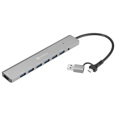 Hub USB 3.2 Gen 1 Sandberg A+C 5000 Mb/s (1/5)