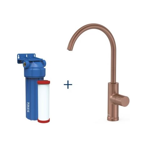Robinet de cuisine à une voie pour eau filtrée Volcanic - TRES 23050401VO