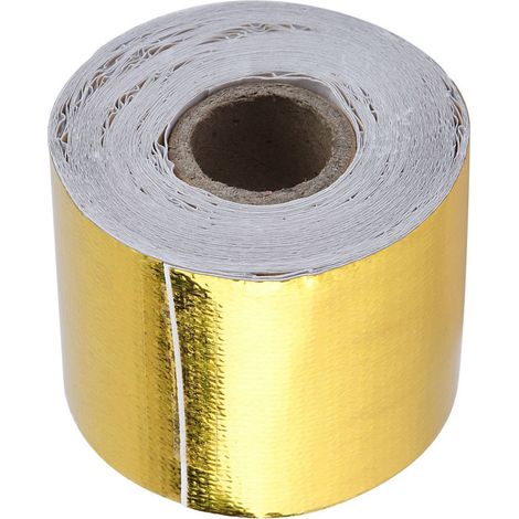 Rolle reflektierendes Aluminiumklebeband zur Wärmedämmung (10 m x 5 cm)