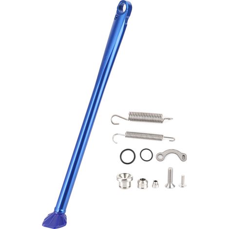 Support latéral en alliage d'aluminium CNC pour Husqvarna FE 250 FE 350 TE 125, tige bleue et pied bleu (1/5)