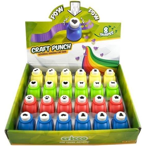 Cricco Craft Mini-Dekorationsstanzer (24 Stück)
