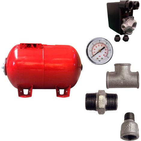 Kit réservoir vessie ZILMET horizontal 300L - 1" (1/5)