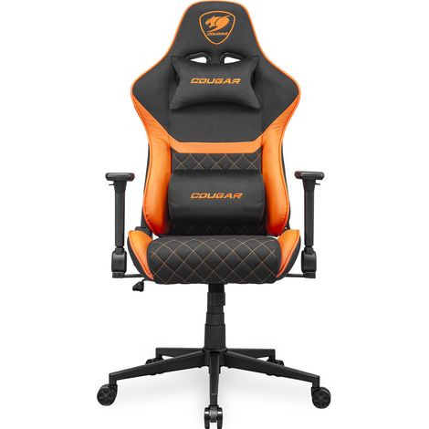 Cougar Armor One V2 F fauteuil gaming noir et orange