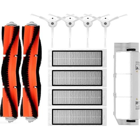 Kompatibel mit Xiaomi Mi Saugroboter 1 / 1S SDJQR01RR SDJQR02RR SDJQR03RR Roborock S502-00 S5 Max S6 Haupt- und Seitenbürstenteile (1/5)
