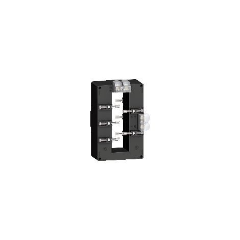 Schneider METSECT5DB200 Powerlogic, trasformatore di corrente 2000/5a doppia uscita (barra 38x127mm)