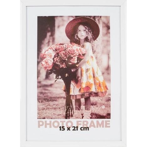 Cadre simple blanc 15x21cm