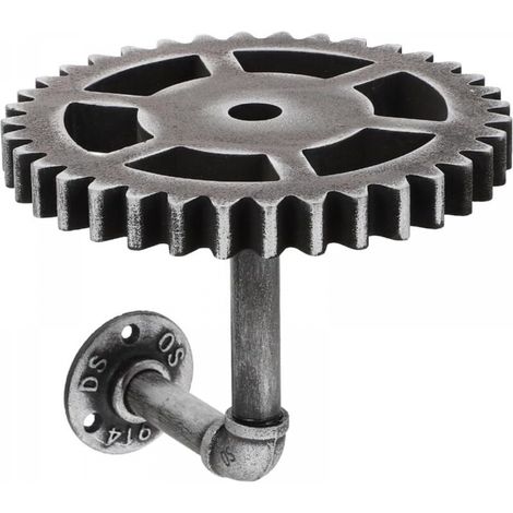 Industrielle Tuyau Étagère Murale Monté Flottant Plateau Rétro Steampunk Vitesse Plateau Rustique Fer Rack Vintage Support Mural (1/5)