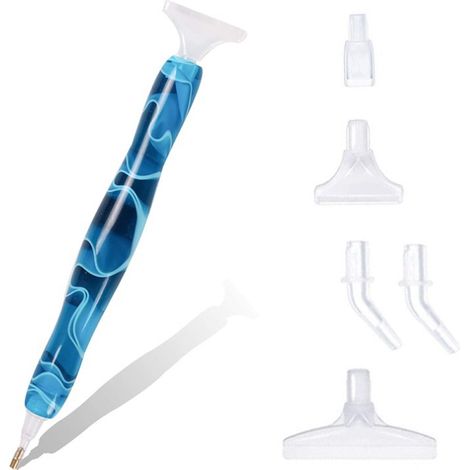 Stylo pour peinture diamant, stylo ergonomique pour art du diamant avec outils et accessoires, stylo pour peinture diamant fait main (1/5)