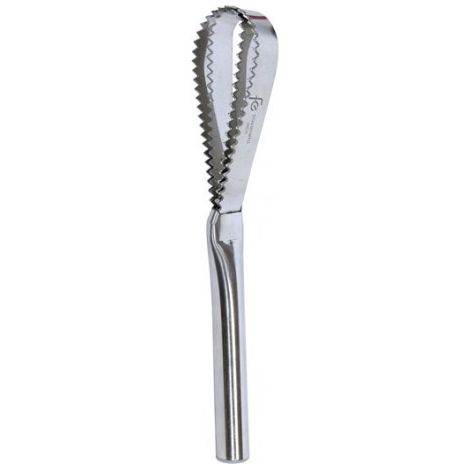 FPLUS escamador inoxidable , Escamador de pescado de acero inoxidable. Perfecta herramientas que sirve para quitar las escamas del pescado, necesario para disfrutar de un buen pesc