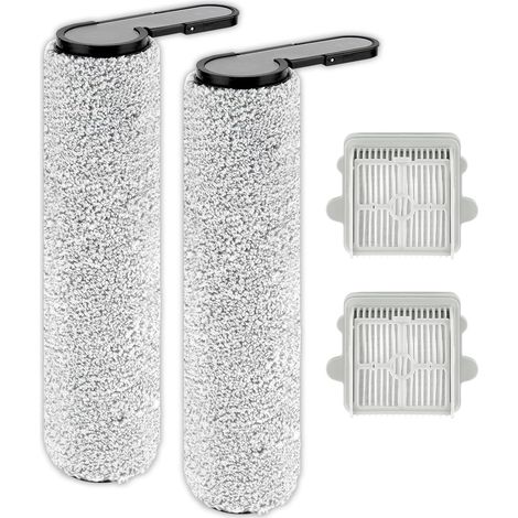 Set mit 4 Ersatzbürstenwalzen und HEPA-Filter für Roborock F25 GT/F25/F25 LT/F25 RT/F25 ACE/F25 ALT/F25 ACE Combo/F25 Combo Nass- und Trockensauger, 2 Bürstenwalzen, 2 (1/5)