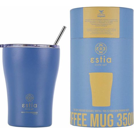 Taza térmica azul vaquero de 350 ml (1/5)