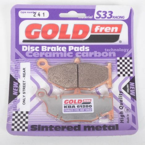 Plaquette de frein Gold Fren pour Moto Suzuki 1300 Hayabusa 2008 (1/2)