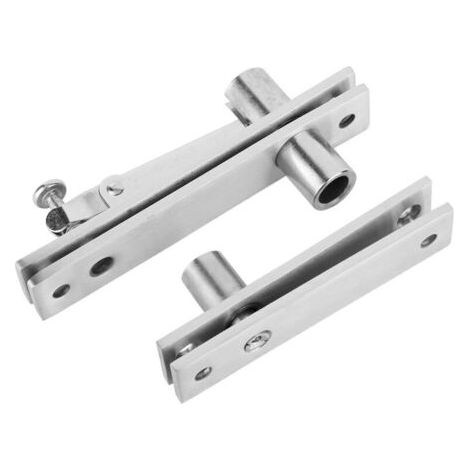Charnière à Pivot de Porte en Acier Inoxydable Stainless Steel Hinge Système de Quincaillerie de Meubles Robuste de Rotation de 360 ​​Degrés pour Porte de Bâtiment Domicile Bureau en plein