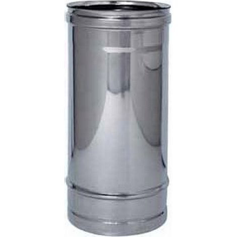 1PZ TUBO INOX AISI 304 PER STUFA Ø cm.12x 50