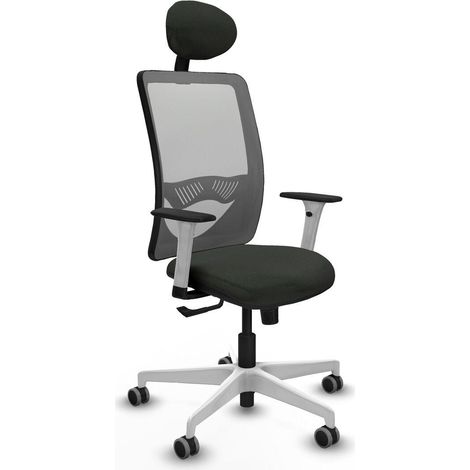 piqueras-y-crespo Zulema sedia da ufficio nera ergonomica