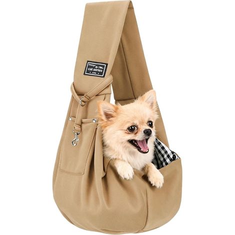 Reversible Transport Bag for Dogs and Cats (Khaki) (1/5)